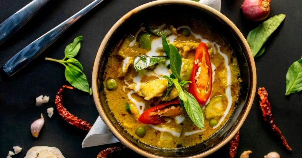 authentic Thai green curry